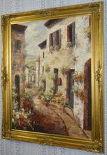 Obraz - Romantika- olej na plátně - velký - 143 cm