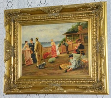 Obraz - U moře - olej na desce