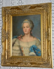 Obraz - Princezna - olej na desce