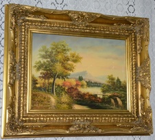 Obraz - Krajina - olej na desce