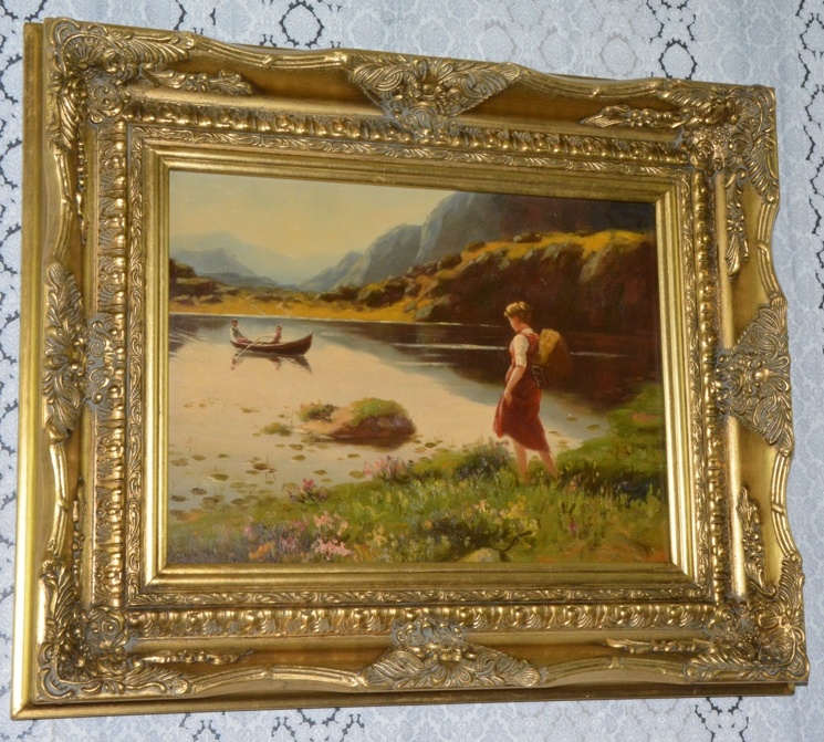 Obraz - U plesa - olej na desce