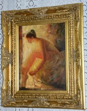 Obraz - Baletka - olej na desce