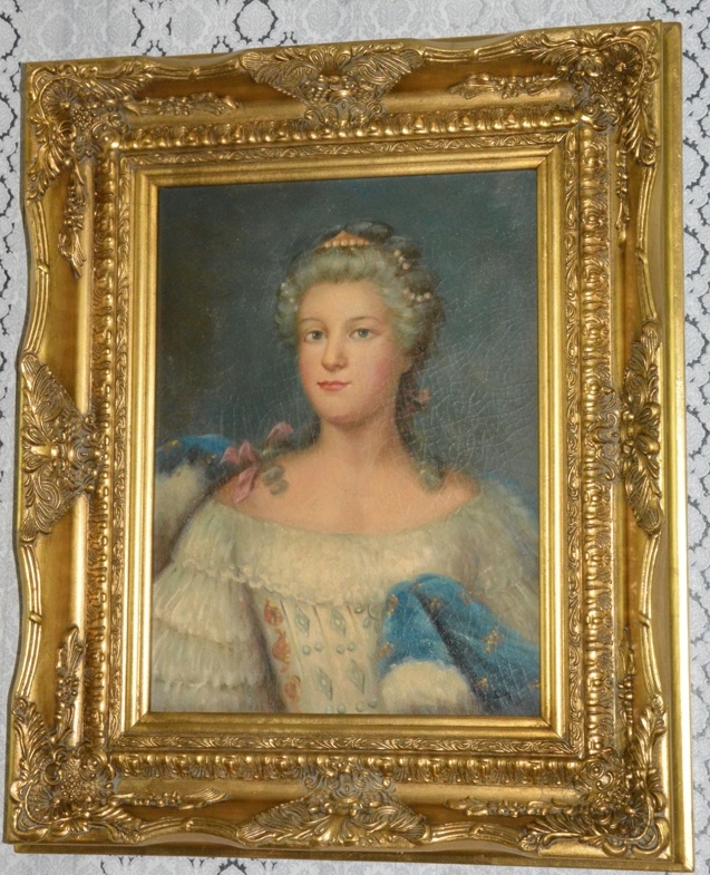 Obraz - Princezna - olej na desce