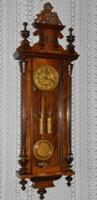 Starožitné 2-závažové hodiny Gustav Becker r1896