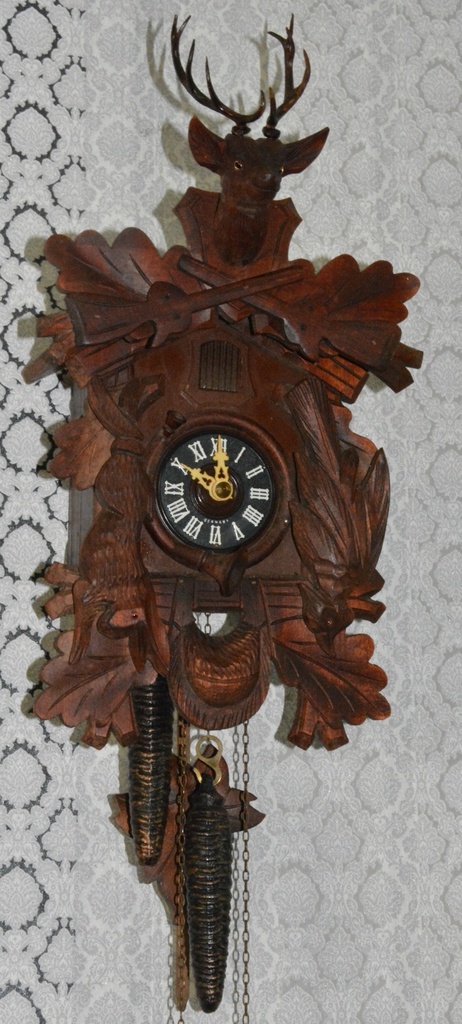 Staré myslivecké hodiny - kukačky Germany