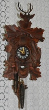 Staré myslivecké hodiny - kukačky Germany
