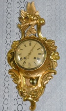 Starožitné kartelové hodiny Westerstrand