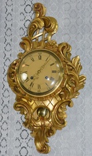 Starožitné kartelové hodiny Westerstrand