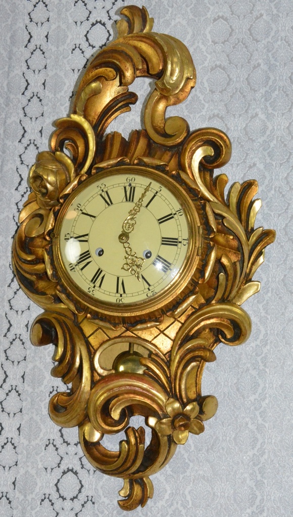 Starožitné kartelové hodiny FHS