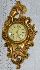 Starožitné kartelové hodiny FHS