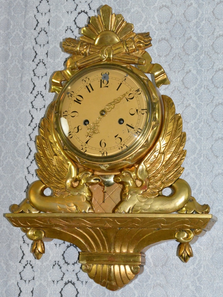 Starožitné kartelové hodiny RUNA