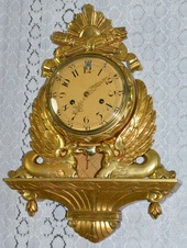 Starožitné kartelové hodiny RUNA