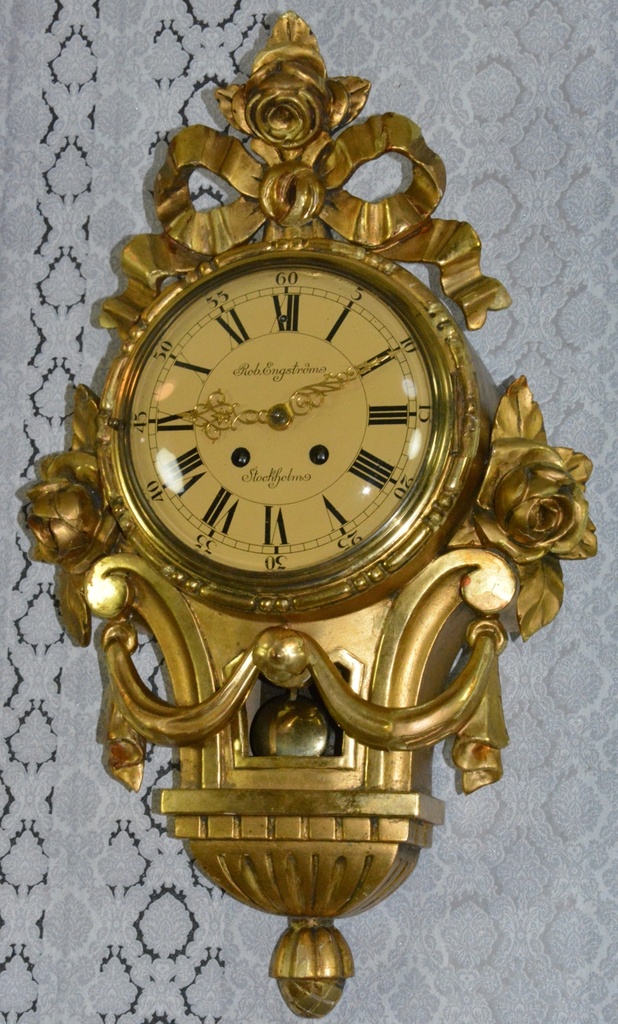 Starožitné kartelové hodiny Amerikanische