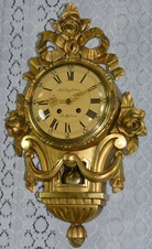 Starožitné kartelové hodiny Amerikanische