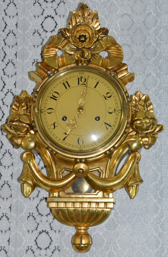 Starožitné kartelové hodiny Junghans