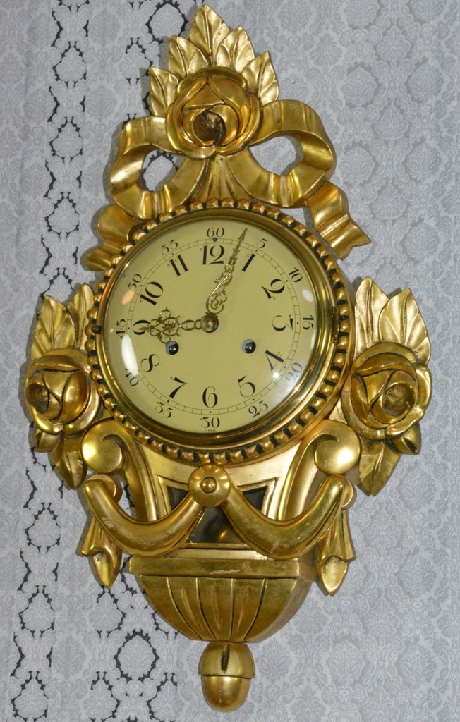 Starožitné kartelové hodiny FHS