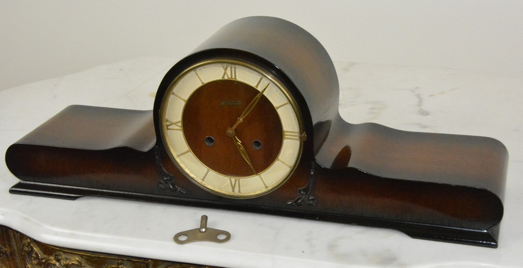 Starožitné krbové hodiny Gloria 1935