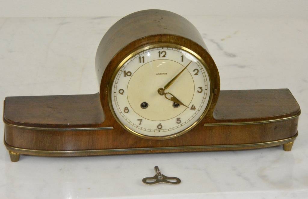 Starožitné krbové hodiny Junghans
