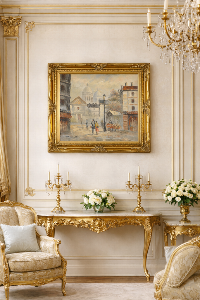 Obraz - Imprese - Město - olej na plátně