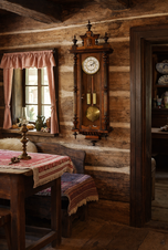 Starožitné 2-závažové hodiny Gustav Becker r1925