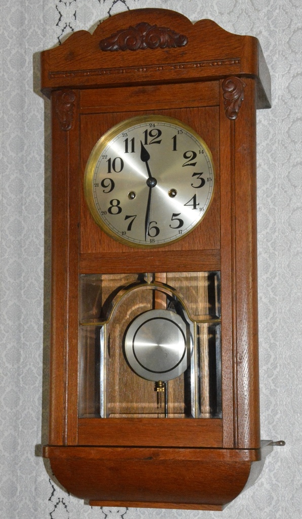 Starožitné skříňové hodiny FMS Mauthe r1935