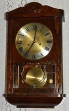 Starožitné skříňové hodiny Junghans Viking r1945