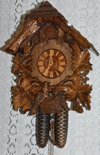 Staré řezbované hodiny - kukačky Germany