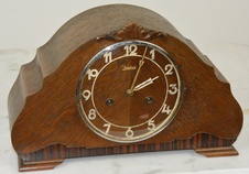 Starožitné krbové hodiny Junghans 1937