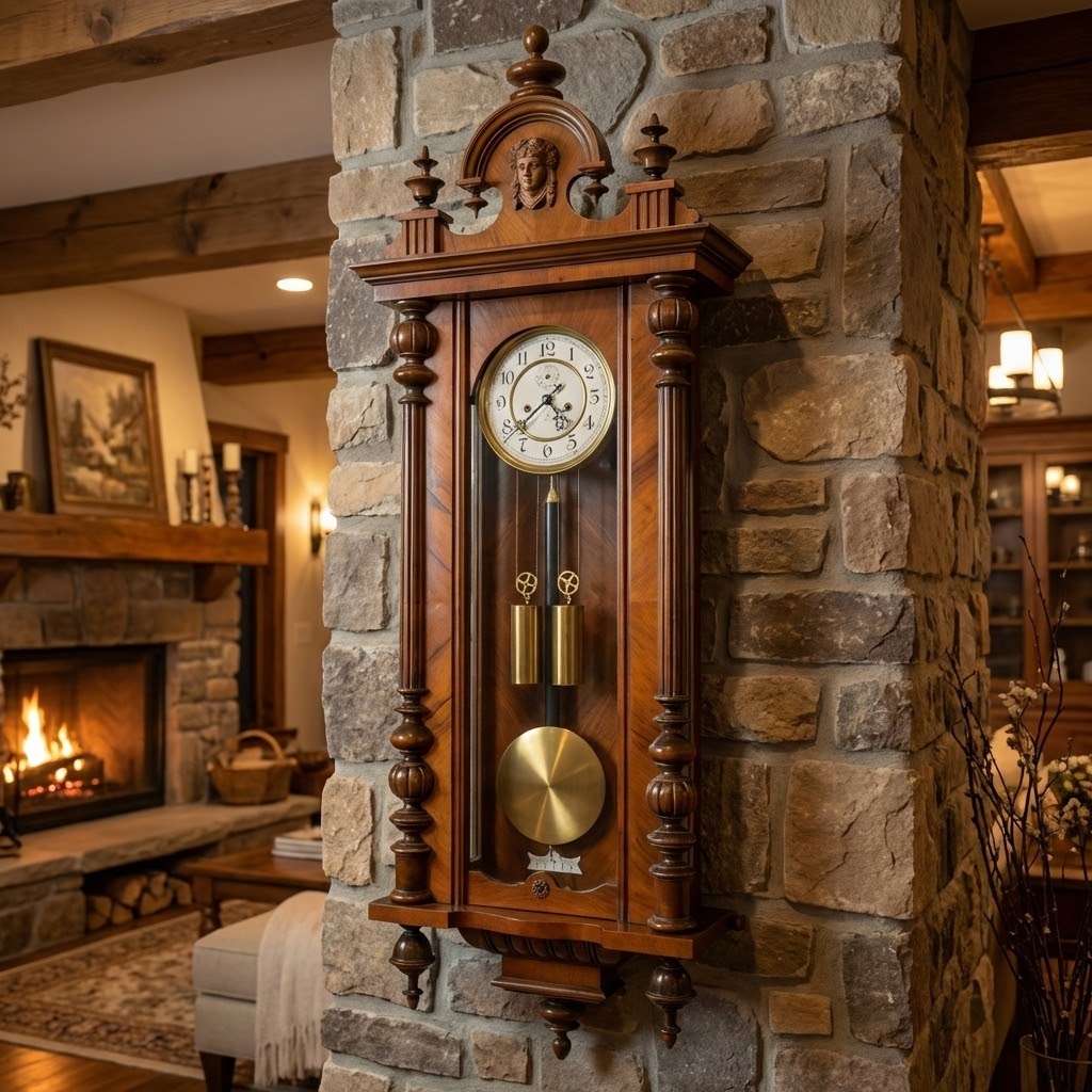 Starožitné 2-závažové hodiny Gustav Becker r1899