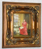 Obraz - Zámecký pán - olej na desce