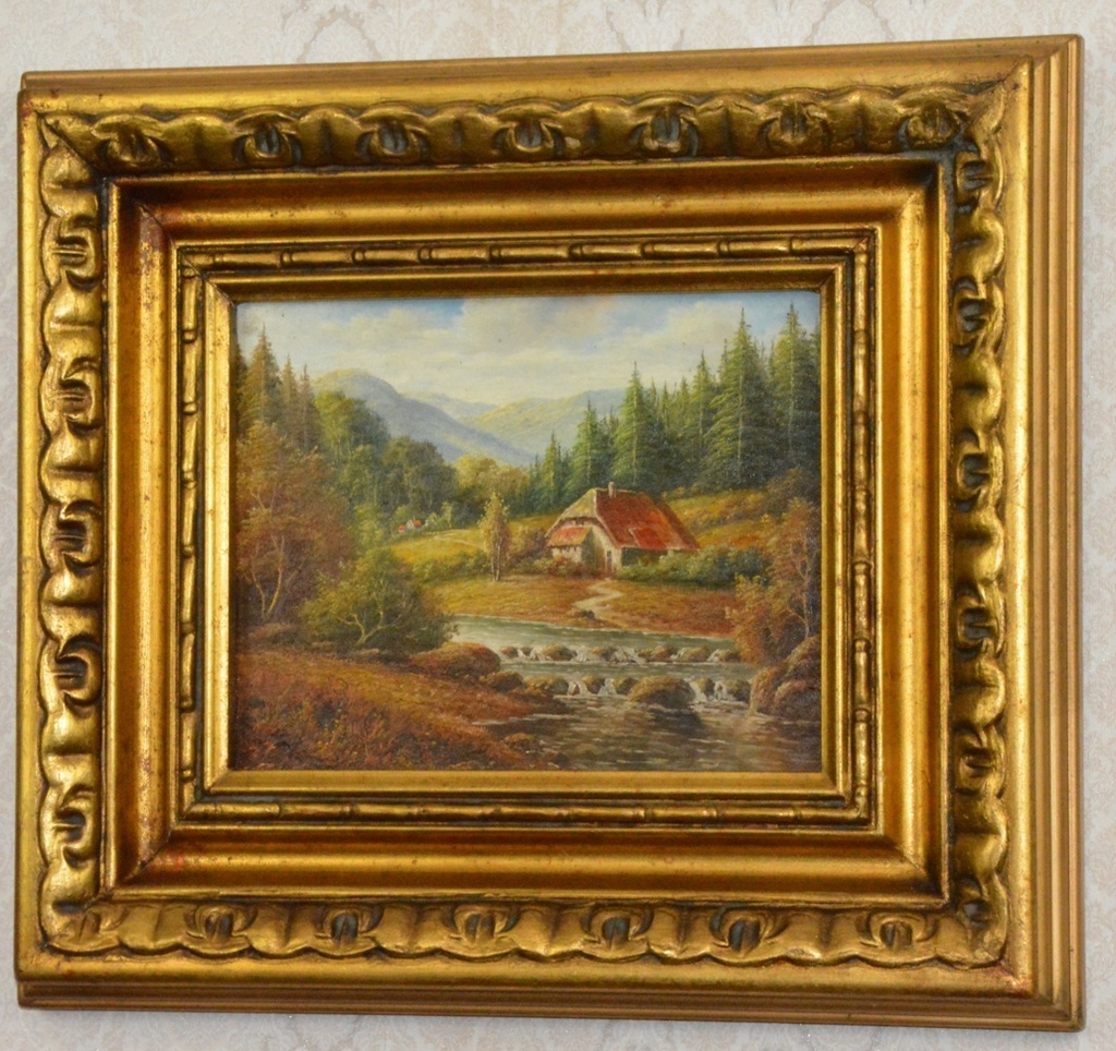 Obraz - Romantika - olej na desce