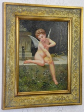 Obraz - Amor - olej na desce