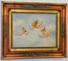 Obraz - Amorci - olej na desce