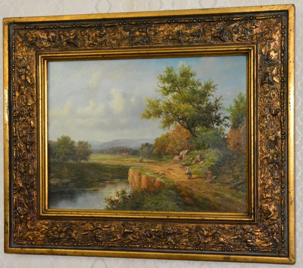 Obraz - Romantika - olej na desce