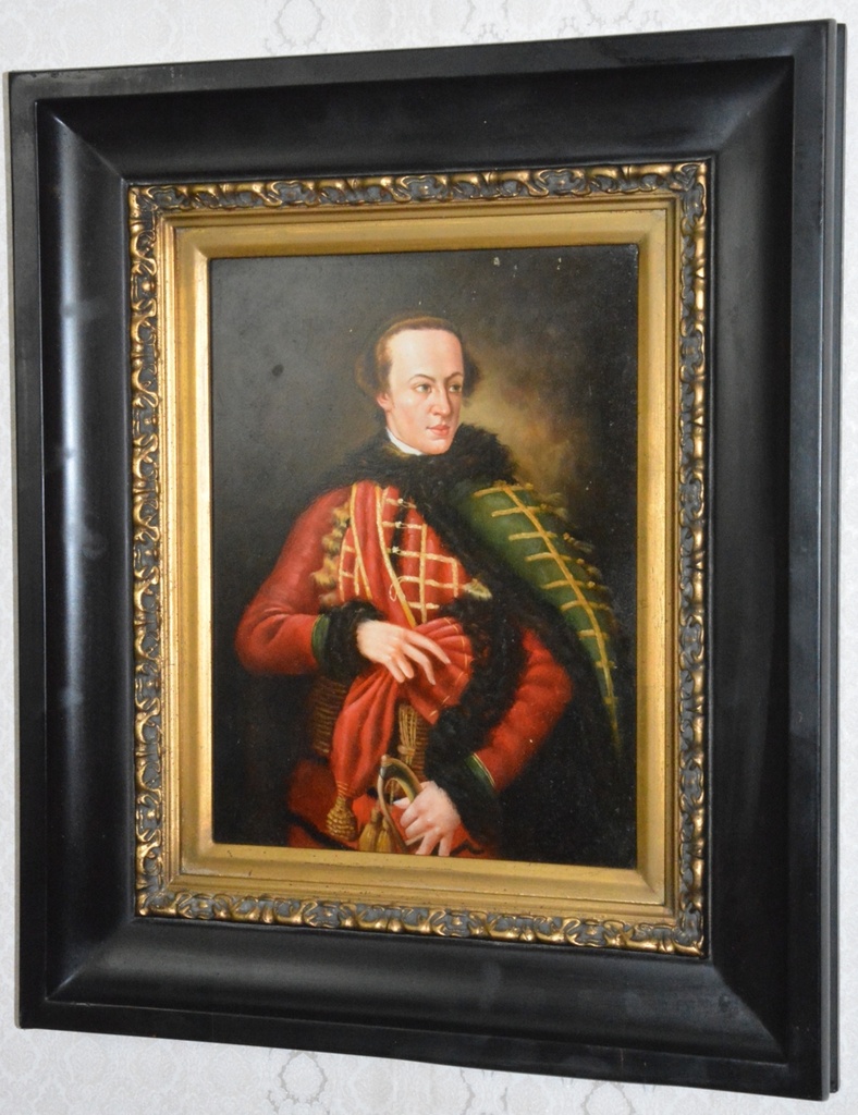 Obraz - Zámecký pán - olej na desce