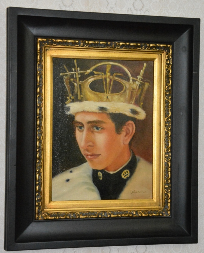 Obraz - Král Charles - olej na plátně