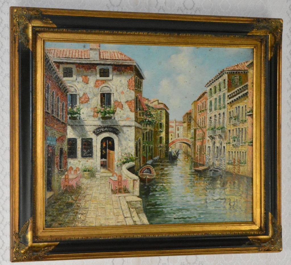 Obraz - Benátky - olej na plátně