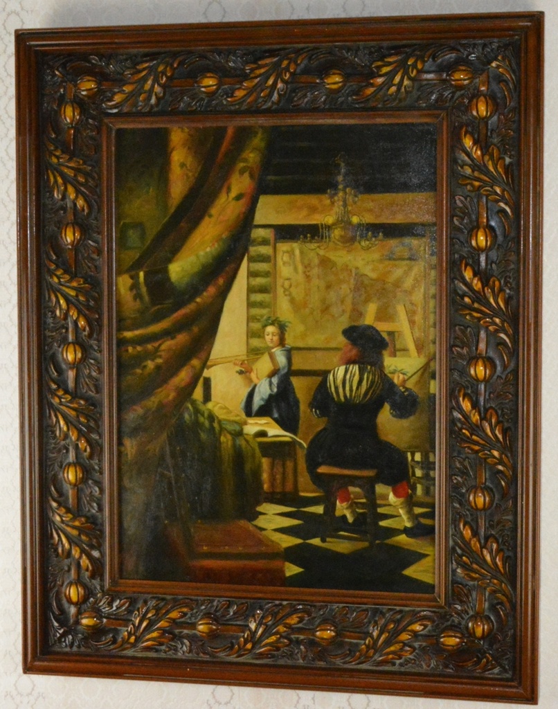 Obraz - Malíř - olej na plátně