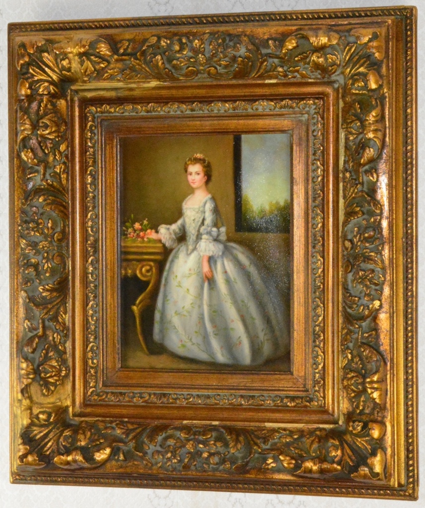 Obraz - Princezna - olej na plátně - XXL rám