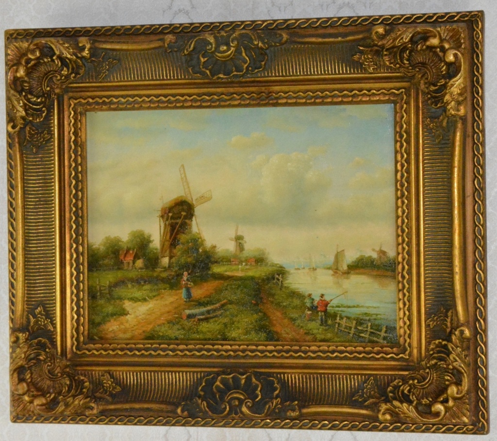 Obraz - Venkov - olej na desce