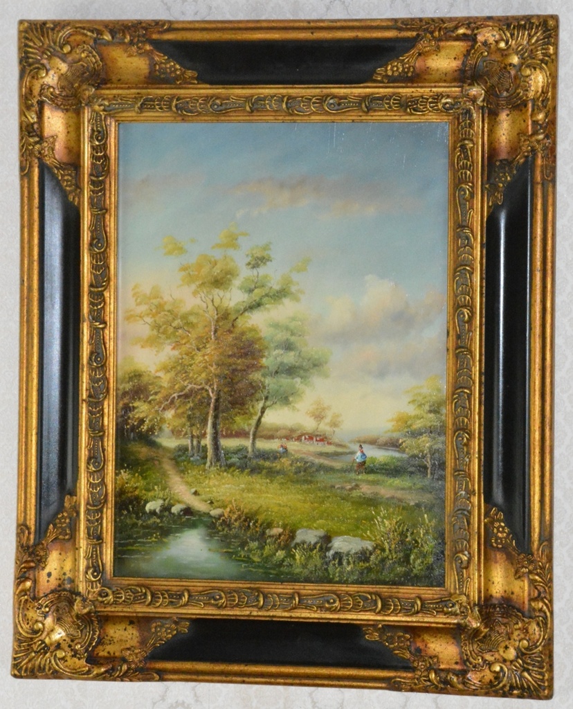 Obraz - Romantika - olej na desce