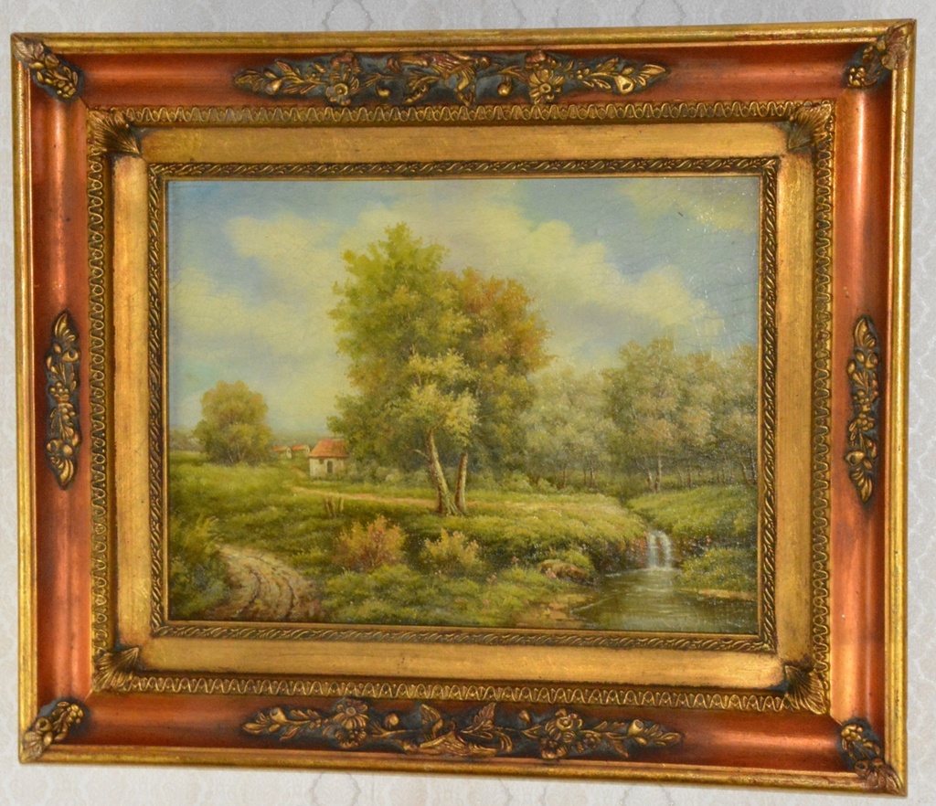 Obraz - Romantika - olej na desce