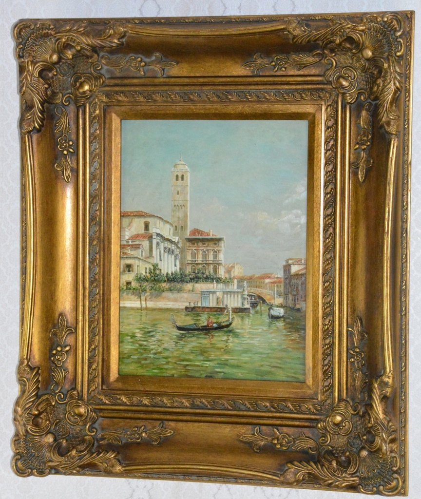 Obraz - Benátky - olej na desce