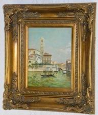 Obraz - Benátky - olej na desce