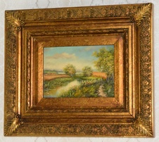 Obraz - Romantika - olej na desce