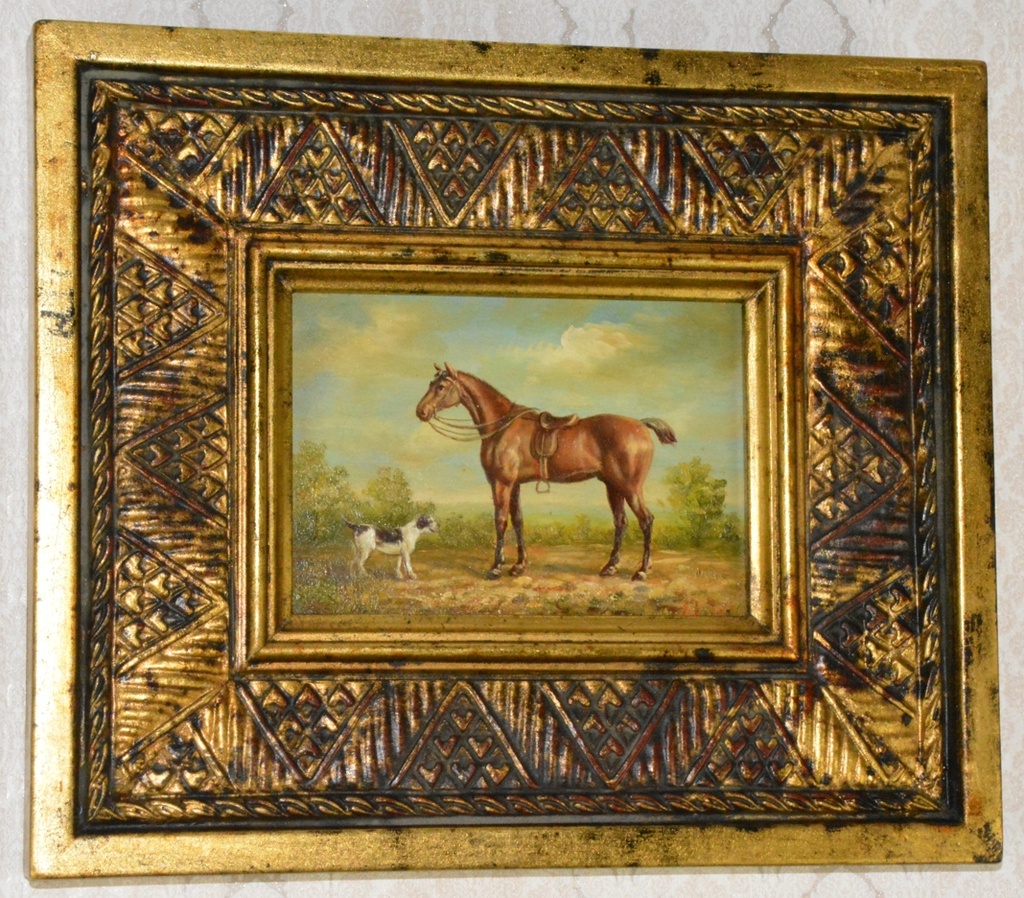 Obraz - Kůň - olej na desce