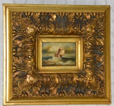 Obraz - Lodě - olej na desce