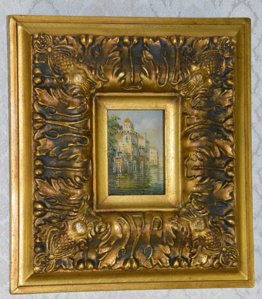 Obraz - Benátky - olej na desce