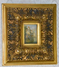 Obraz - Benátky - olej na desce