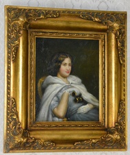 Obraz - Princezna - olej na desce